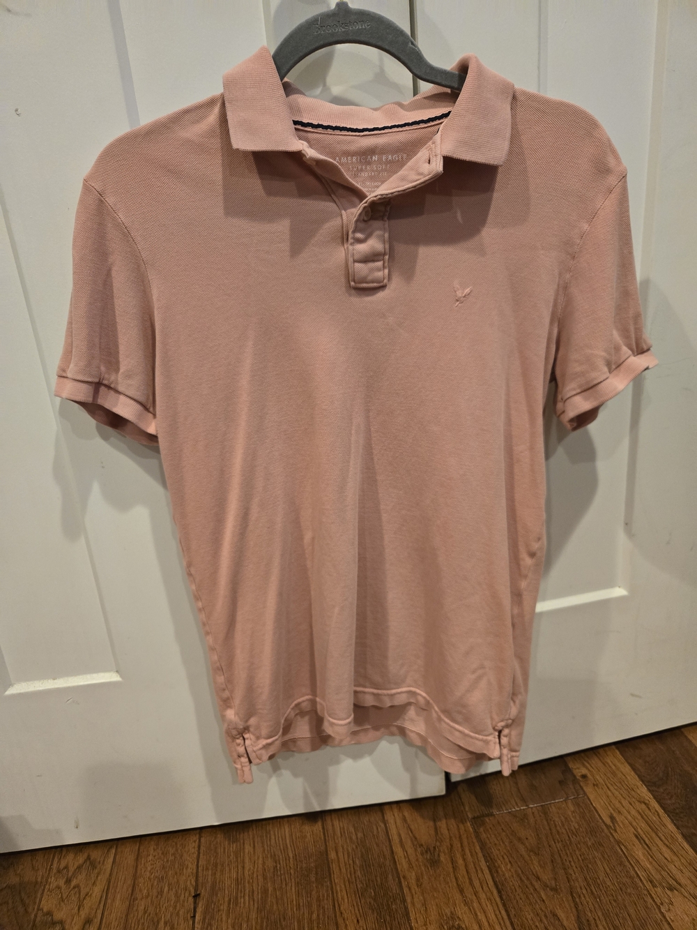 American Eagle Outfitters Men's Dusty Rose Polo